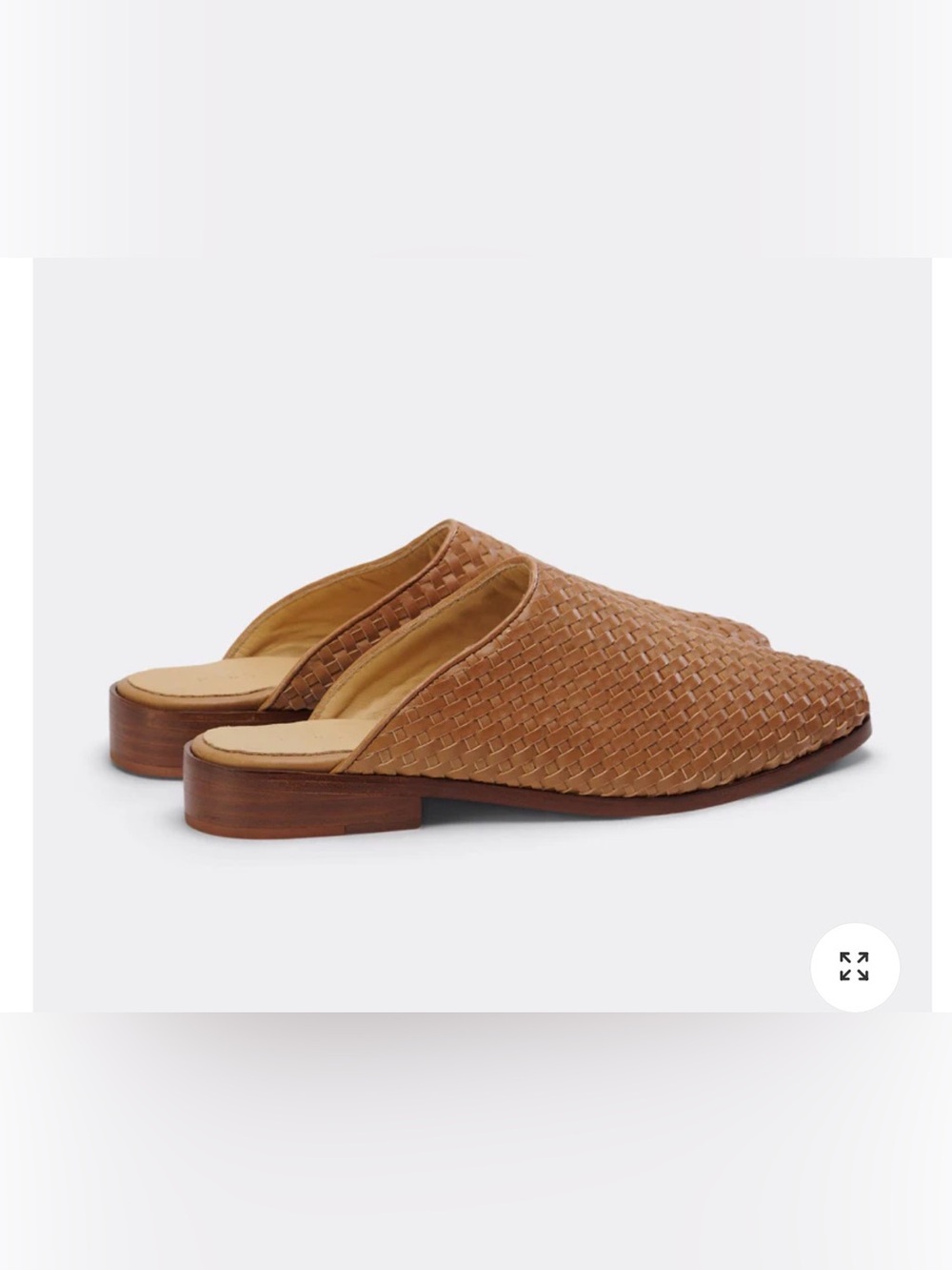 Nisolo Ama Woven Mule Leather Mule Slip-On in Brown - Size 8.5 - Picture 3 of 13
